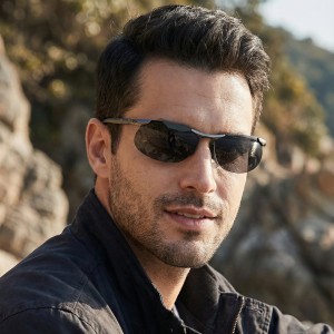 RUISEN’S Aluminum Magnesium Fashion Sunglasses Outdoor Driving Polarized Sunglasses 2316