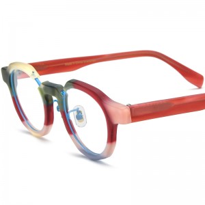RUISEN’S New Mixed Material Cat Eye Acetate Eyeglass Frames Optical Glasses 19378