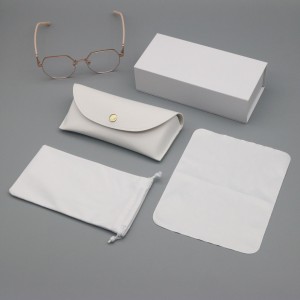 RUISEN’S Premium Handcrafted Leather Eyewear Case 3-Piece Set, Leather Spectacle Storage Box, In Stock for Wholesale ZJ-042