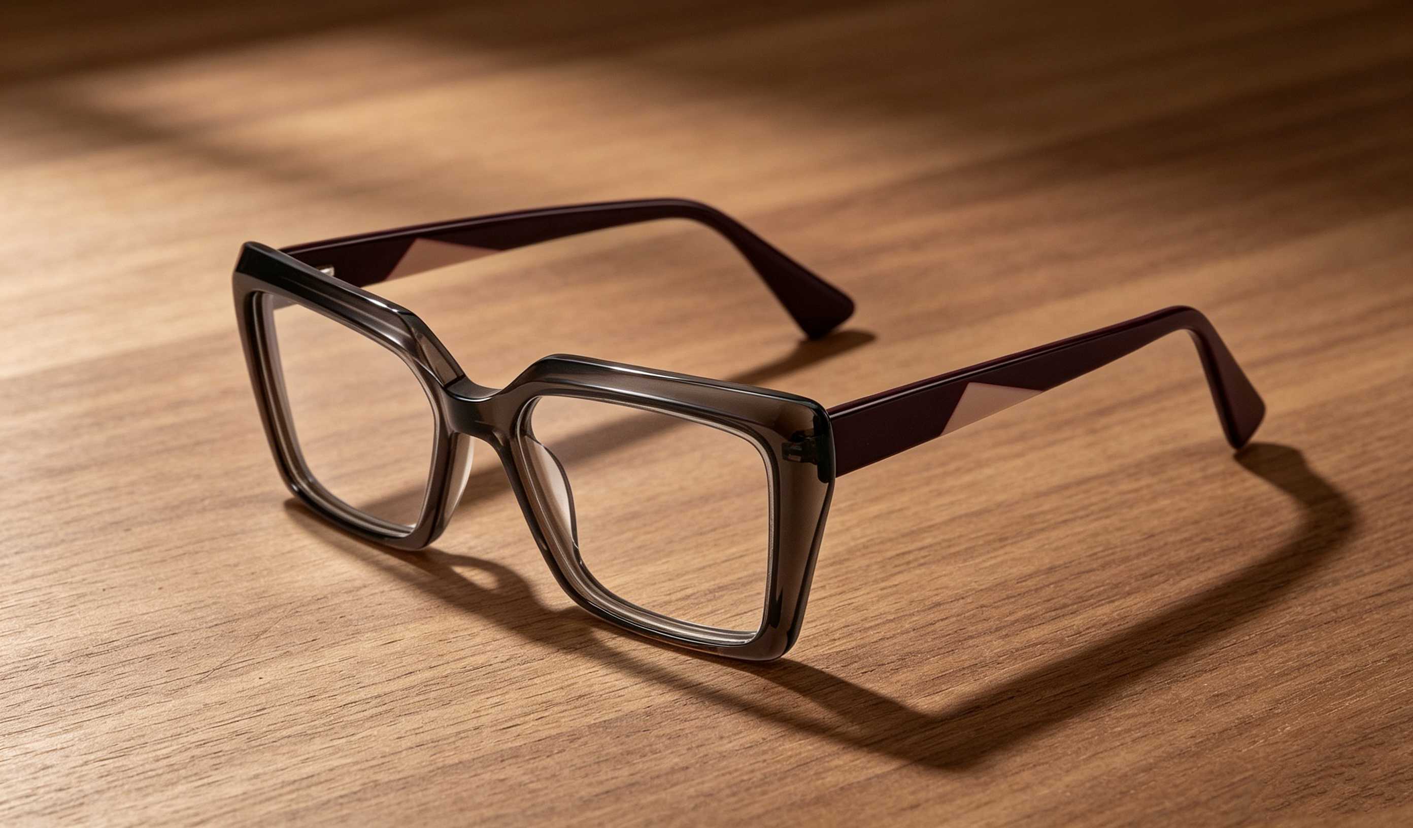 RUISEN'S Sturdy Thick Acetate Fashion Prescription Eyeglasses F2853