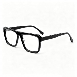RUISEN’S Classic Solid Square Acetate Eyeglass Frame For Myopia Prescription Lenses F2696