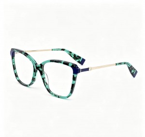 RUISEN’S Women‘s Cat Eye Square Acetate Optical Eyeglass Frames 8016