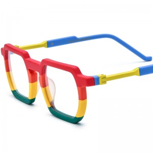 RUISEN’S New Multi-Color Square Acetate Eyeglass Frames Optical Glasses 19373