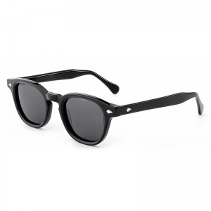 RUISEN’S Retro Small Frame Acetate Polarized Sunglasses T9005