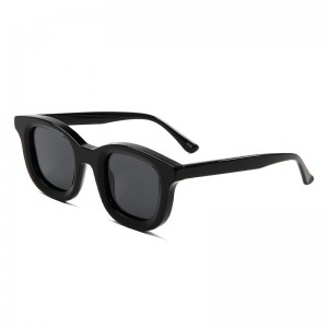 RUISEN’S Oval Jelly Color Thick Frame Fashion Acetate Sunglasses 23SA004