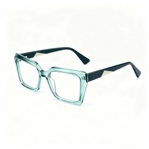 RUISEN’S Sturdy Thick Acetate Fashion Prescription Eyeglasses F2853