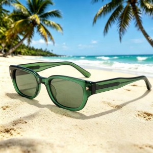 RUISEN’S Vintage Rectangle Glasses Beach Sunglasses Outdoor Casual Daily Travel Fashion 8626