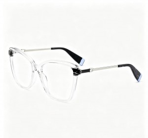 RUISEN’S Women‘s Cat Eye Square Acetate Optical Eyeglass Frames 8016