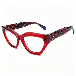 RUISEN’S Upturned Pointed Thick Rim Optical Frames VG6018AF