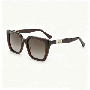 RUISEN’S Vintage Oversized Square UV Protection Luxury Fashion Sunglasses ATG1012