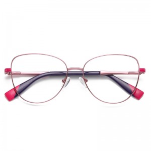 RUISEN’S Cute Color Block Slim Oval Trendy Frames 3019