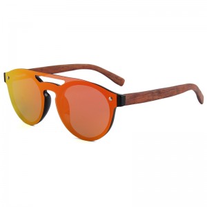 RUISEN’S Retro Fashion Wooden Sunglasses 1506