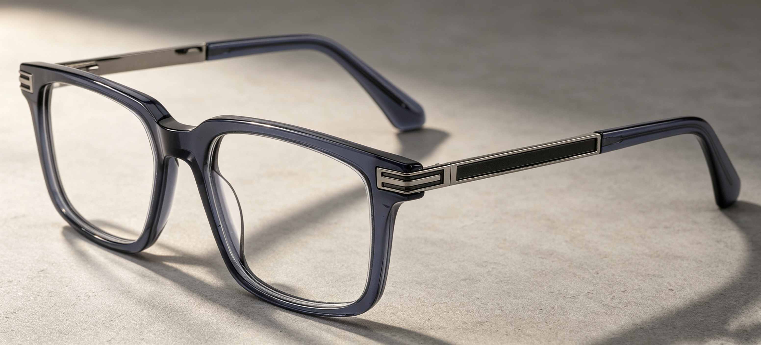 RUISEN’S Vintage Business Square Acetate Optical Eyeglasses for Men CH8023
