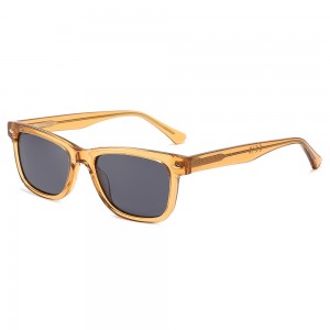 RUISEN’S Classic Slim Square Sun Glasses Tortoise Transparent Frame Gradient Lens UV Protection Fashion Shades8631
