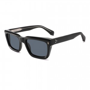 RUISEN’S Hand Polished Acetate Square Sunglasses 8607