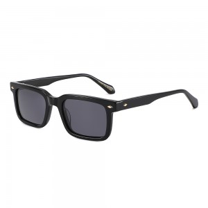 RUISEN’S Retro Thick Square Frame Sunglasses Multi Color Tortoise Transparent PC Frame Gradient Lens UV400 Lightweight Outdoor Travel Shades  8630