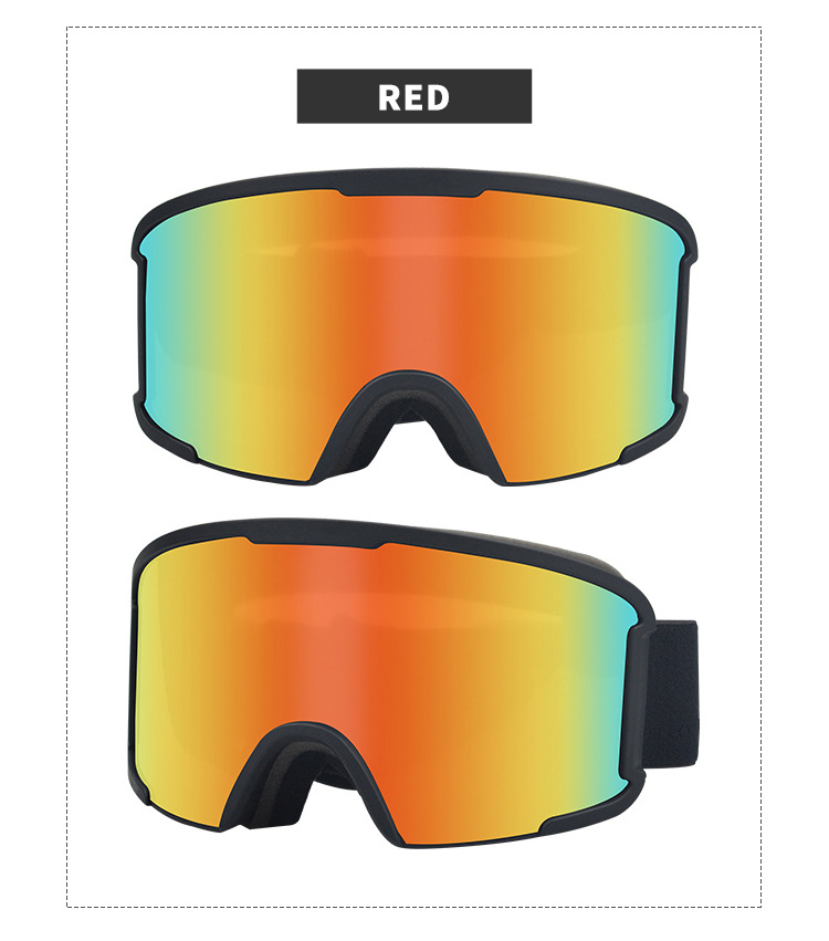 RUISEN'S Cocker Myopia Fog Ski Goggles  7043