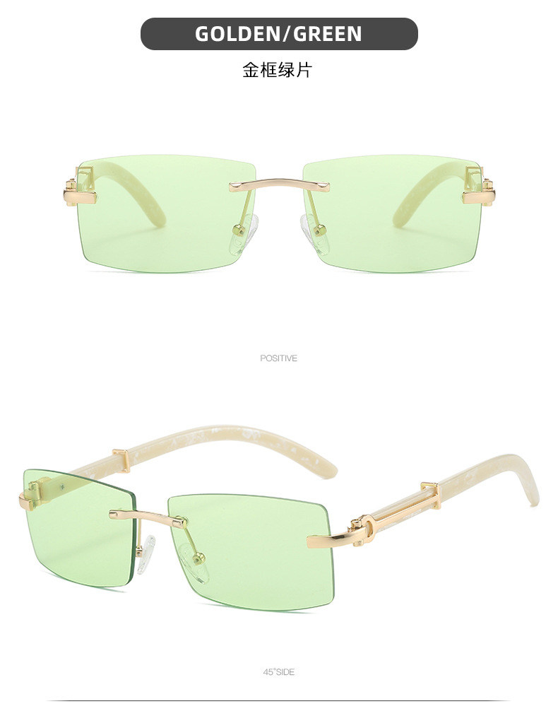 RUISEN'S Frameless Sunglasses For Fashionable Men