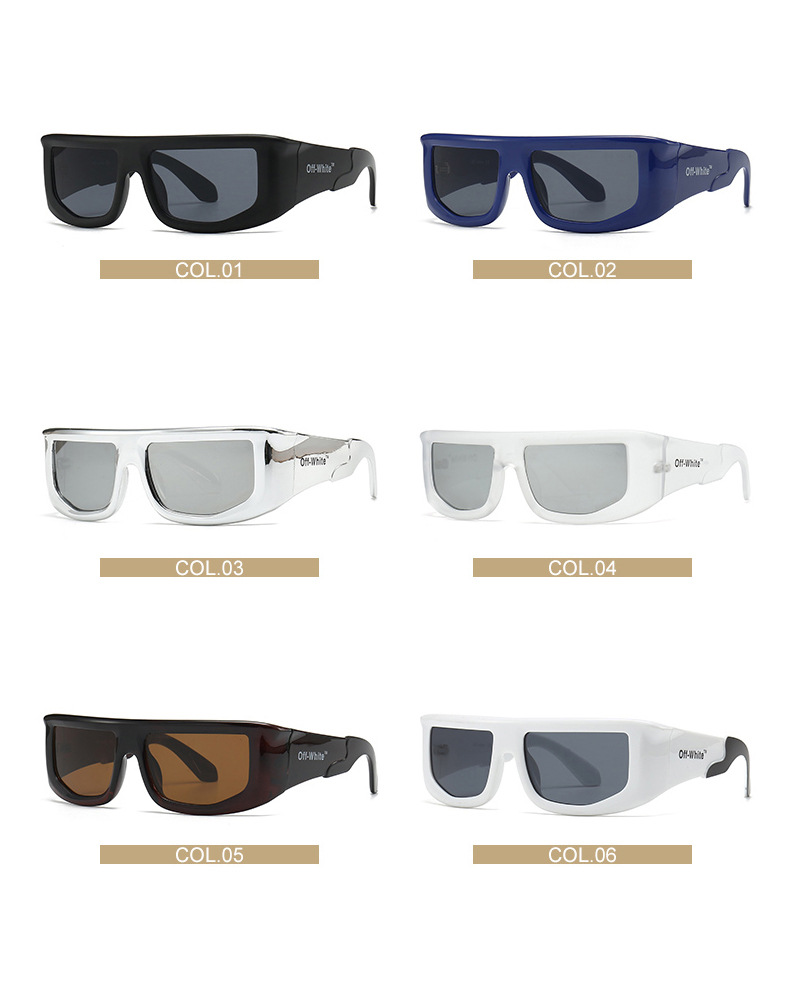 RUISEN'S  Fashion square frame uv400 eye protection sunglasses  