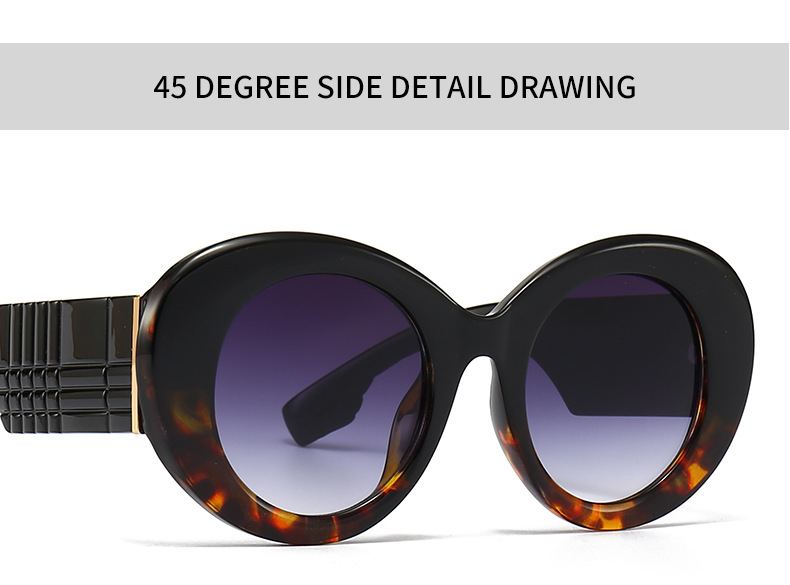 Ruisen Trendy Retro circum Frame LAETUS Sunglasses 86648
