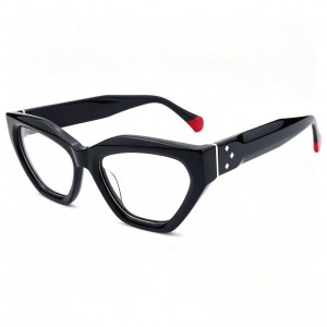 RUISEN’S Upturned Pointed Thick Rim Optical Frames VG6018AF