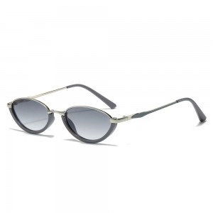 RUISEN’S Retro Wood Grain Oval Sunglasses – UV400, Unisex glasses 6201