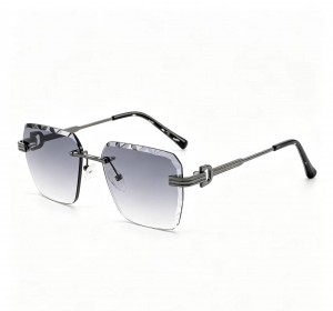 RUISEN’S Luxury rimless metal fashion sunglasses 25666
