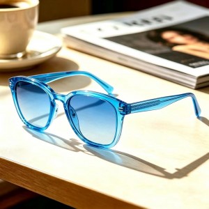 RUISEN’S Square Eyeglasses Urban Glasses Street Leisure Trendy Everyday Wear 8955