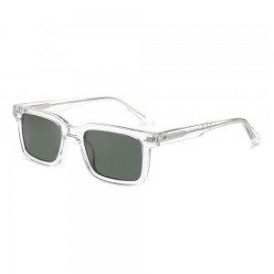 RUISEN’S Retro Thick Square Frame Sunglasses Multi Color Tortoise Transparent PC Frame Gradient Lens UV400 Lightweight Outdoor Travel Shades  8630