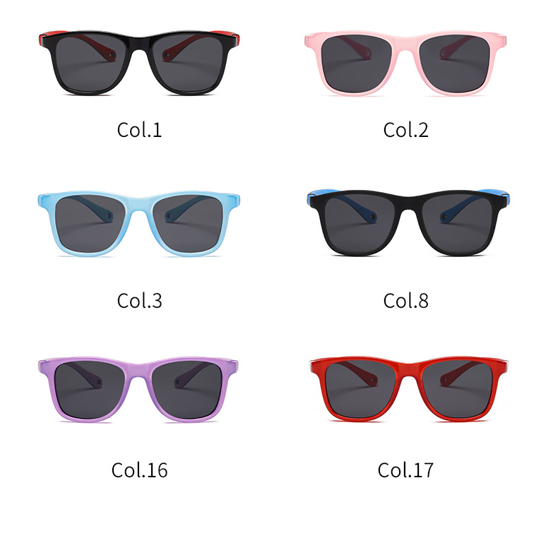 RUISEN'S UV Protection Kids Sunglasses are Comfortable and Soft NP0809