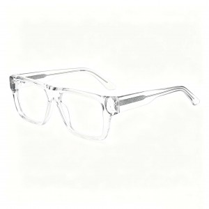 RUISEN’S Transparent Tortoise Temple Acetate Optical Glasses Frame F2731