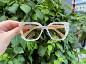 RUISEN’S Designer Grade Cellulose Acetate Marble Pattern Square Eyewear Unisex AT8016