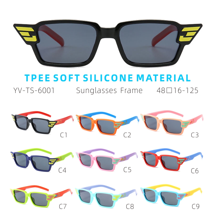 RUISEN'S Cartoon Square Frame Kids Sunglasses Trend 1923