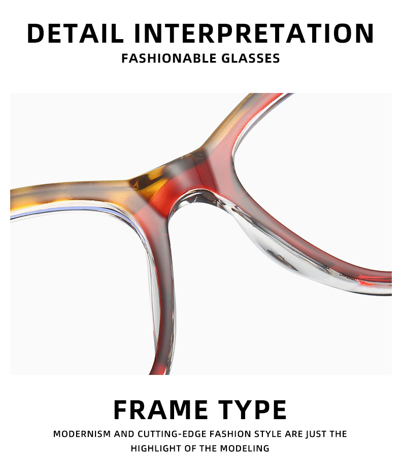 RUISEN'S Fashional TR90 Frame Glasses 87248 