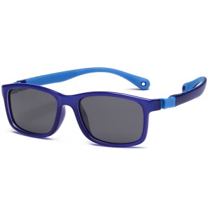 RUISEN’S Square Frame Kids Fashion Sunglasses Comfortable and Soft NP0807