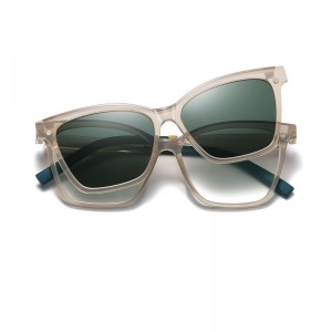 RUISENS’S Magnetic Clip-On Sunglasses TR90 For Polarized and Blue Light CG7704