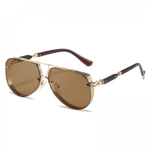 RUISEN’S Men’s Mediterranean Style Metal Frame Sunglasses 2586