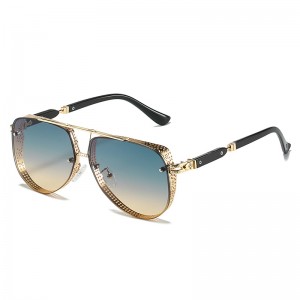 RUISEN’S Men’s Mediterranean Style Metal Frame Sunglasses 2586