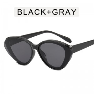 프로모션 가격 2022 새로운 스타일의 작은 고양이 눈 선글라스 힙합 스트리트 스타일의 멋진 음영