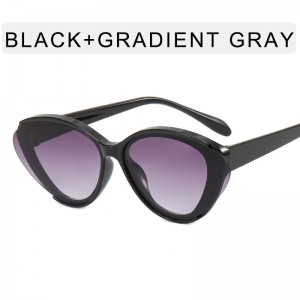 프로모션 가격 2022 새로운 스타일의 작은 고양이 눈 선글라스 힙합 스트리트 스타일의 멋진 음영