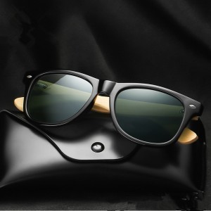 प्रचार मूल्य UV400 बांस मंदिर शेड्स रेट्रो ऑक्सिडेंटल स्टाइल कीलक धूप का चश्मा