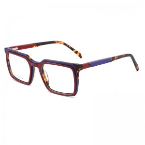 RUISEN’S Fashion Square Acetate Carved Optical Glasses Frame K021