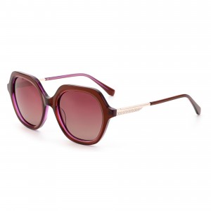 RUISEN’S Square Acetate Polarized SunglassesYD1857T