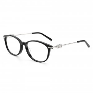 RUISEN’S Tortoise Shell Acetate Rectangle Eyeglasses Hypoallergenic Daily Glasses Frame YD1590