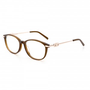 RUISEN’S Tortoise Shell Acetate Rectangle Eyeglasses Hypoallergenic Daily Glasses Frame YD1590