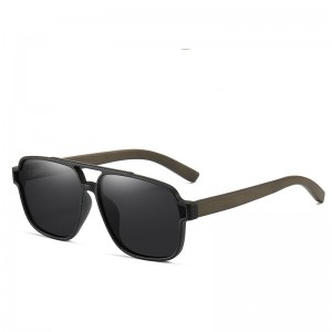 RUISEN’S Men’s Pilot Style Handmade Wooden Sunglasses 61624