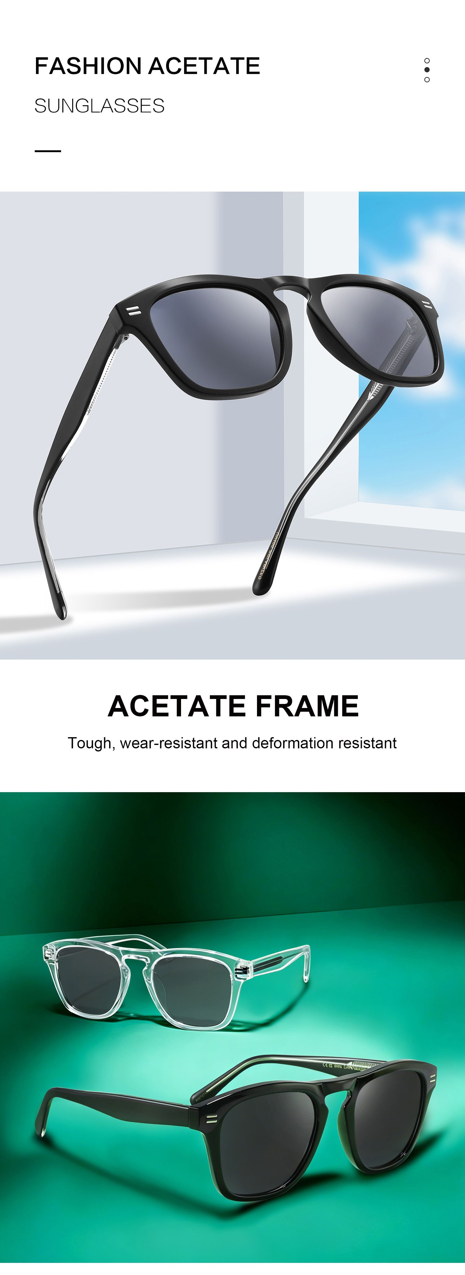 Square Eyeglasses Urban Glasses Street Leisure Trendy Everyday Wear