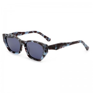 RUISEN’S Retro Small Frame Acetate Polarized Sunglasses T012