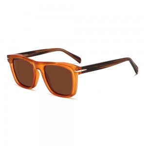 RUISEN’SClassic Square Acetate Polarized Sunglasses 8917