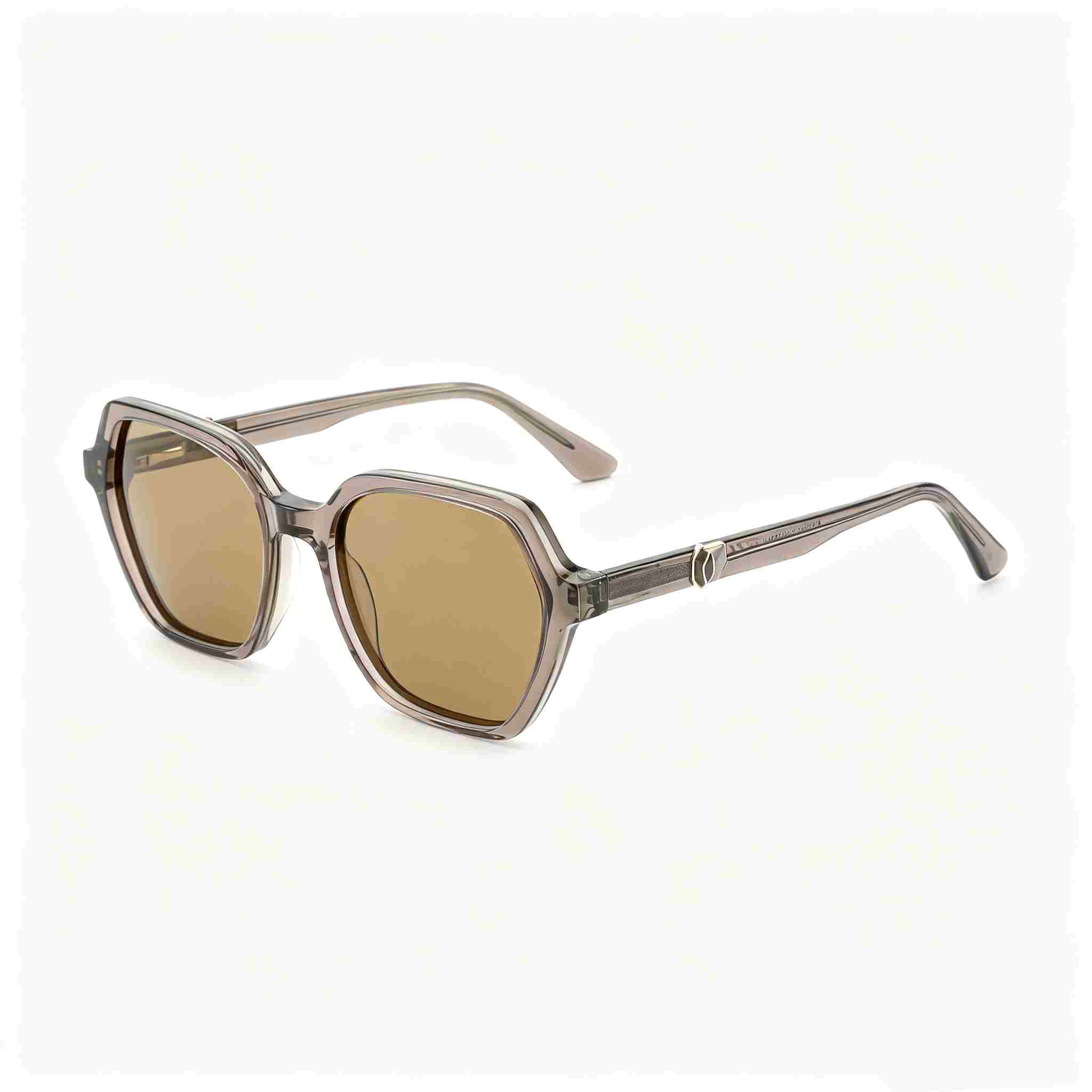 RUISEN'S Vintage Polygon Square UV Protection Minimalist Luxury Sunglasses  ATG1030